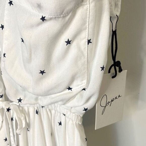 Japna White Polka Dot Mini Dress - Picture 3 of 9